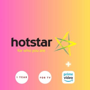 image showing hotstar and amazon prime video combo OTT deal